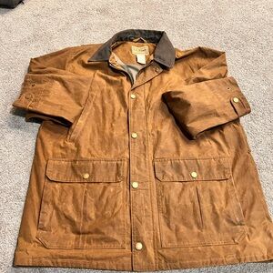 LL Bean Men's Double L Waxed-Cotton Upland Coat XL